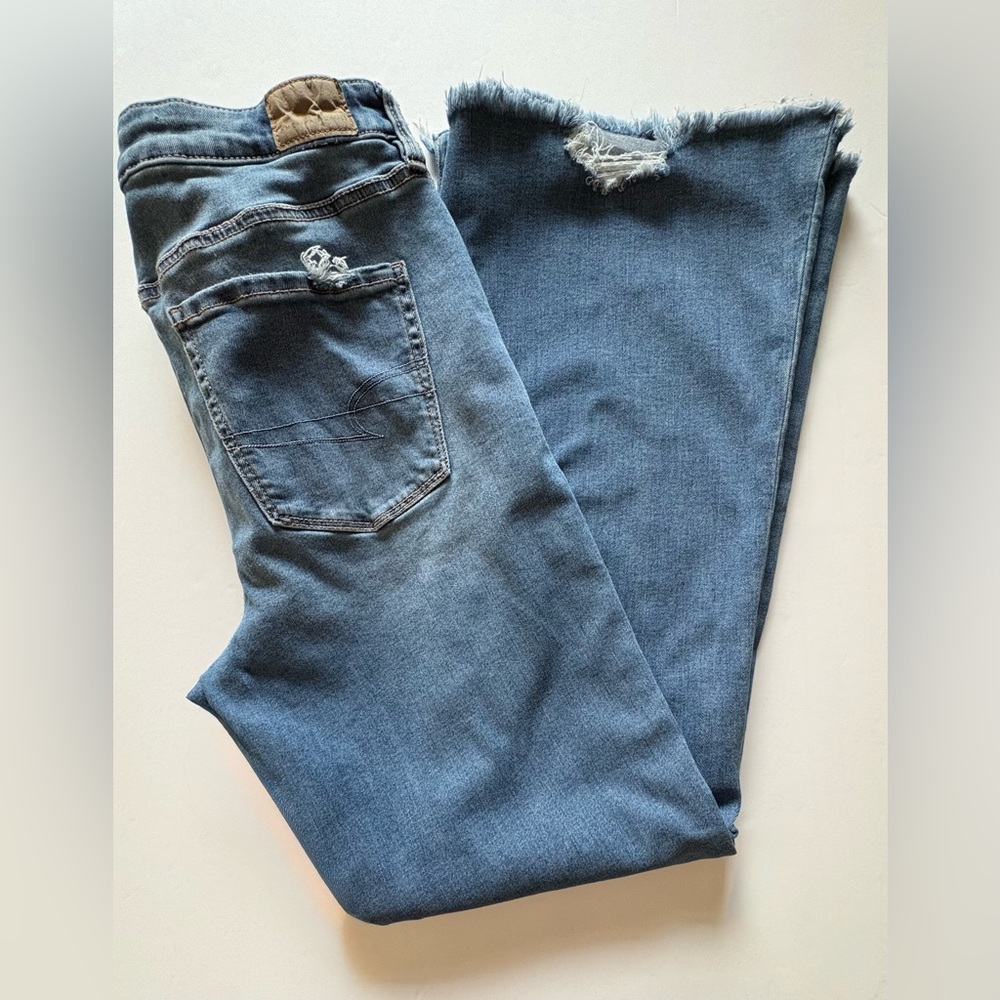 American Eagle Super High-Rise Flare Jeans
